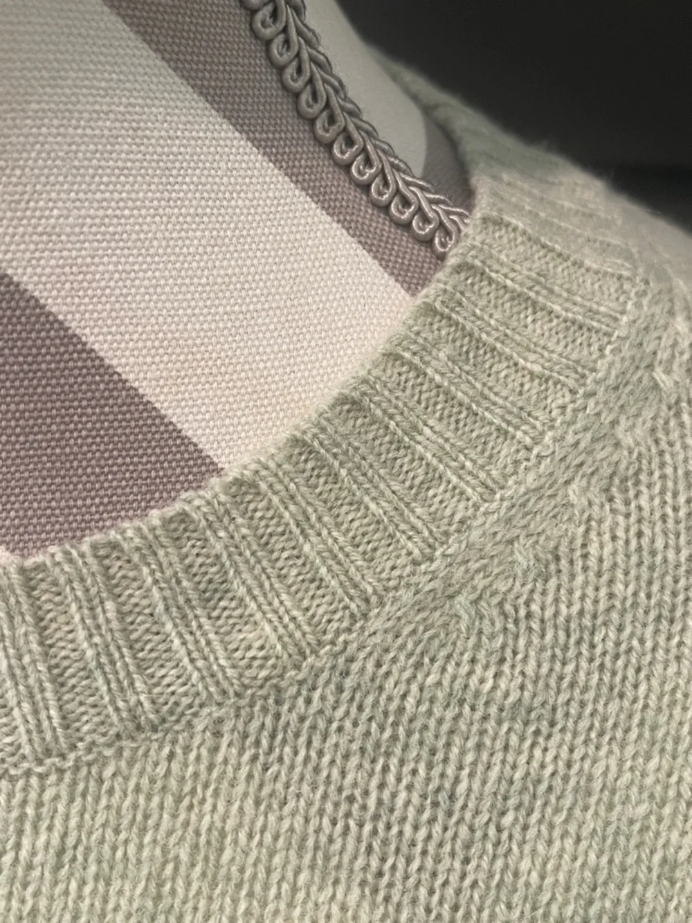J.Crew Wool Luxury Sage Green Crewneck Sweater Size S